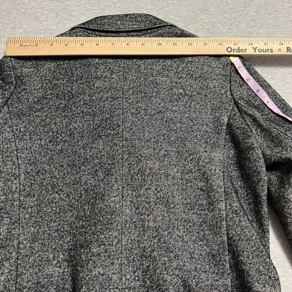 J Crew Jacket Womens 2 Marled Thandie Double Breasted Academia Blazer Tailor Y2K - Picture 13 of 16